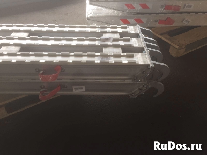 Аппарели алюминиевые для заезда тяжелой техники на трал изображение 5