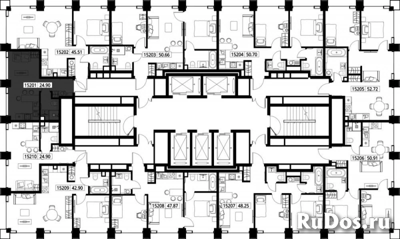 Продам 1 комнатную квартиру 24.9 м2 изображение 3