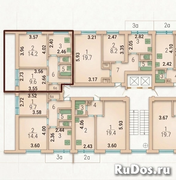 Продам 2 комнатную квартиру 38.7 м2 изображение 3