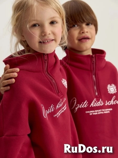 Свитшот с начесом детский фото