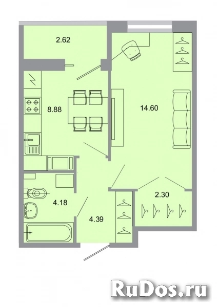 Продам 1 комнатную квартиру 34 м2 фото