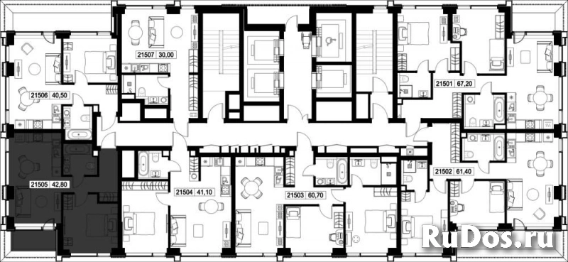 Продам 1 комнатную квартиру 42.8 м2 изображение 3