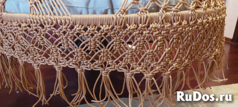 Плетёное кресло шатёр изображение 5