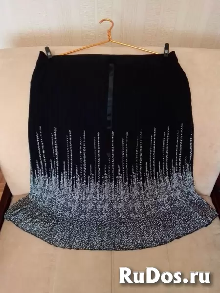Юбка шифоновая на подкладе  р. 58 - 60. изображение 3