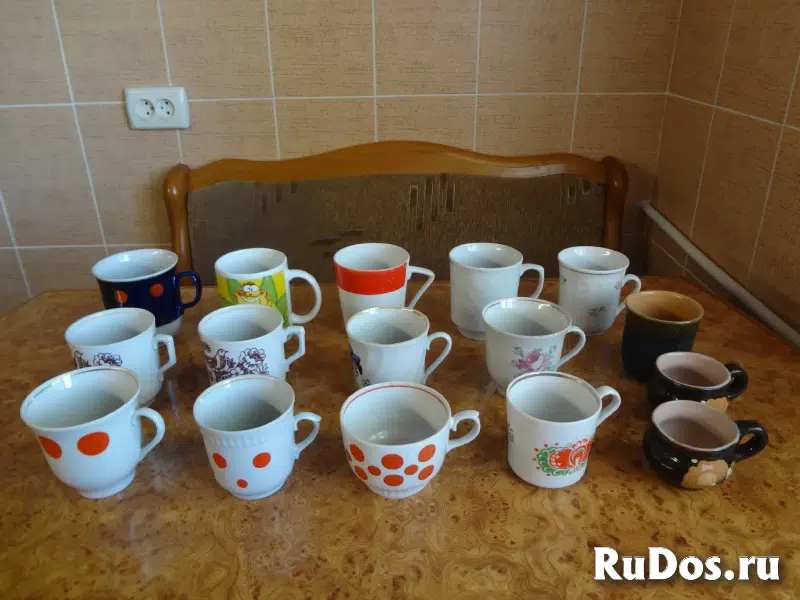 Чашки фарфоровые и керамические изображение 3