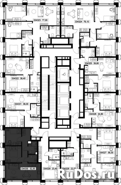 Продам 2 комнатную квартиру 52 м2 изображение 3