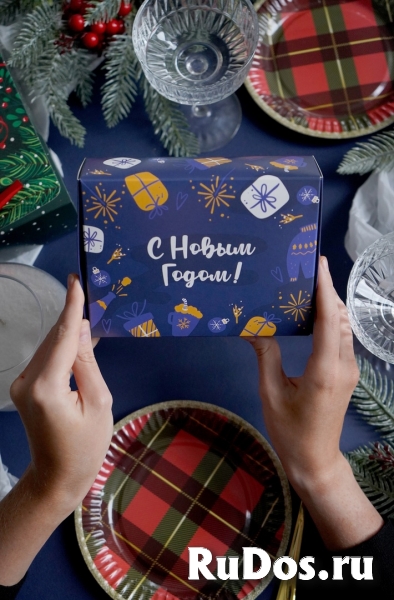 Складные новогодние коробки изображение 3