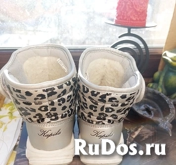 Сапоги детские Kapika, размер 25 , стелька шерсть -80%,полиэстр-20%,верх текстиль и искусственная кожа. фотка