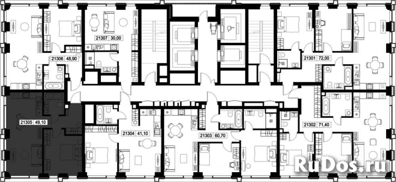 Продам 1 комнатную квартиру 49.1 м2 изображение 3