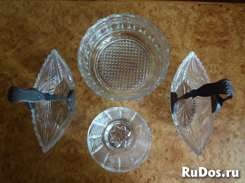 Посуда хрустальная советская изображение 3