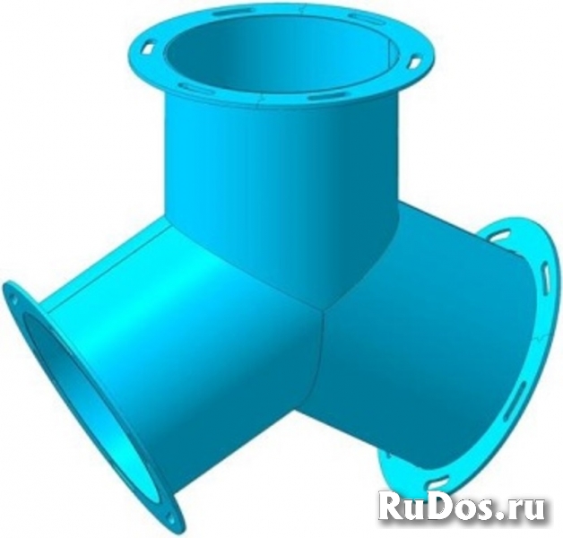 Самотеки, зернопровод, перекидной клапан, тройник, самотечный тра изображение 3