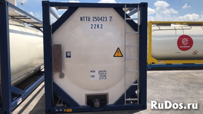 Танк-контейнер тип Т11 объём 25м3 для перевозки жидких пищевых продуктов, новый. изображение 4