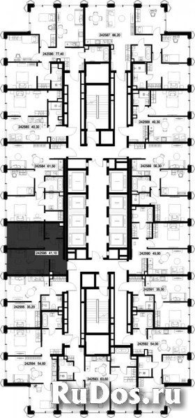 Продам 1 комнатную квартиру 41.1 м2 изображение 3