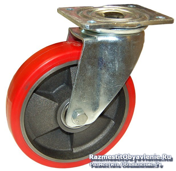 Колеса полиуретановые для тележек и оборудования фотка