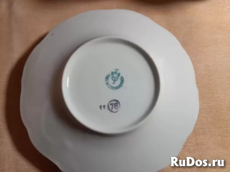 Кофейный позолоченный набор из Чехословакии изображение 5