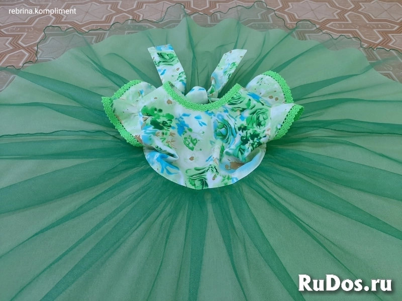 НОВОЕ платье детское нарядное праздничное 80-86 изображение 7