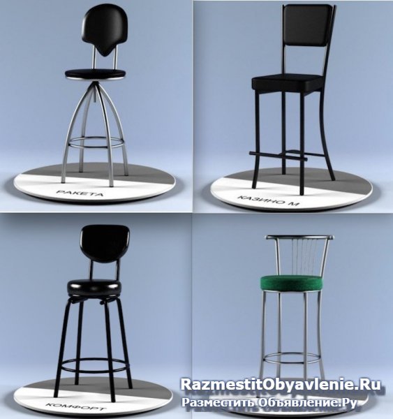 Барные стулья и табуреты, готовые и на заказ. фото