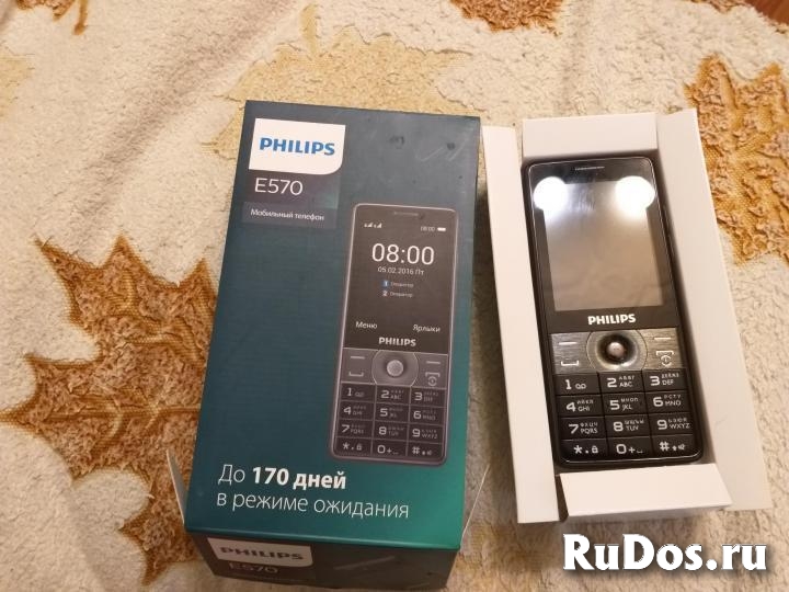 Новый Philips E570 Black (оригинал,комплект) изображение 6