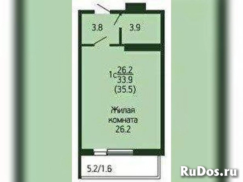 Продам 1 комнатную квартиру 34 м2 изображение 5