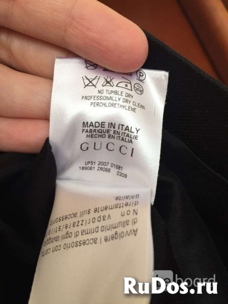Юбка Гучи италия 42 s/m б/у чёрная классика по фигуре миди 44 46 изображение 3