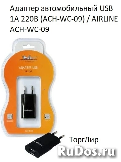 Адаптер автомобильный USB 1A 220В фото