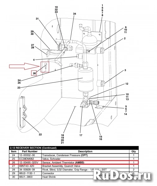 Датчик температурный DTS / AMBS (12-00495-02SV) Carrier изображение 4