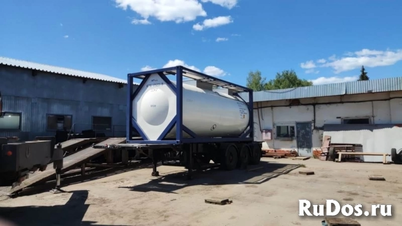 Танк-контейнер тип Т11 объём 18м3 для перевозки компонентов эмульсионных взрывчатых веществ, новый. изображение 4