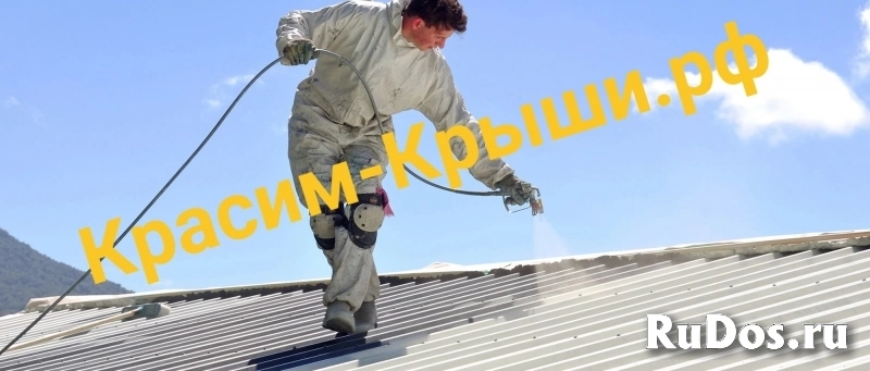 Покраска крыши дома в Апрелевке фотка