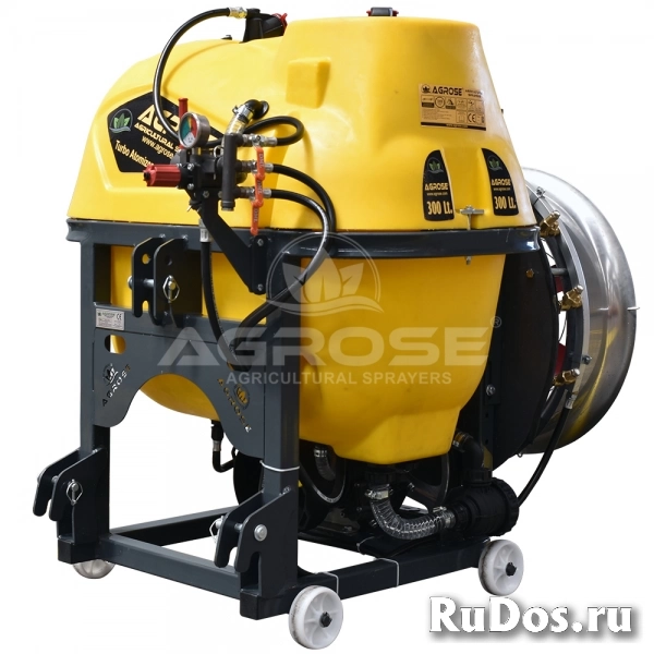 Навесной садовый опрыскиватель с вентилятором 60см-300л изображение 7