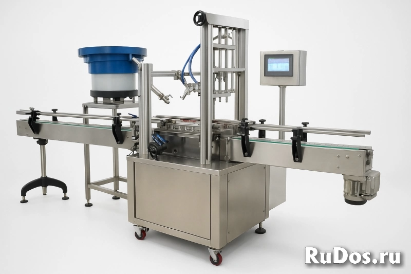 Линейная автоматическая укупорочная машина AS-JYXGJ-01 фото