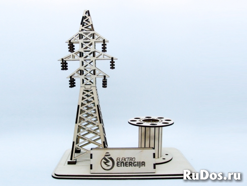 Настольный органайзер "ЛЭП" - сувенир для энергетиков изображение 6