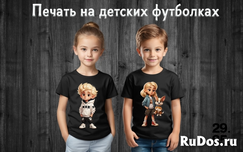 DTF печать термотрансферов, дтф печать на одежде изображение 5