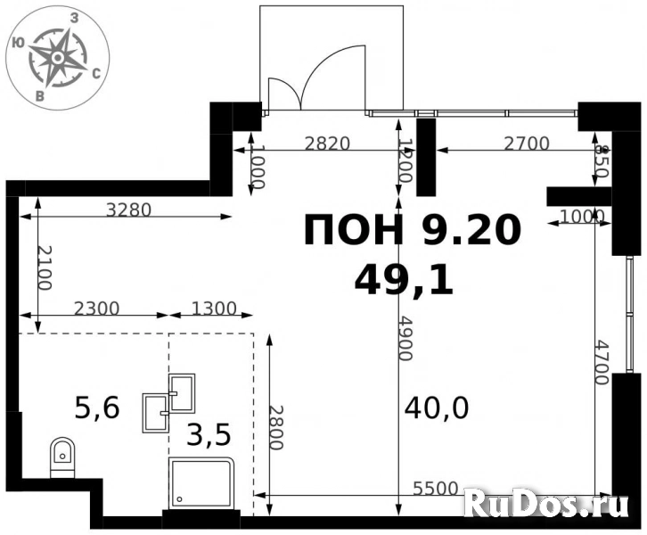 Продам коммерческую недвижимость 49.1 м2 изображение 3