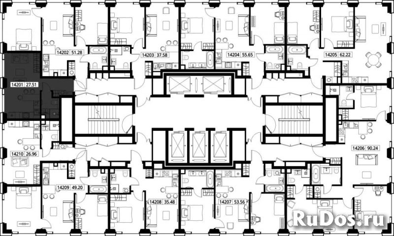 Продам 1 комнатную квартиру 27.51 м2 изображение 3