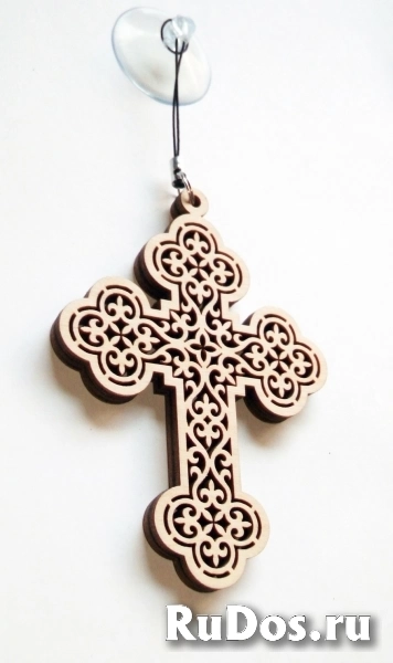 Крест на присоске с орнаментом изображение 3