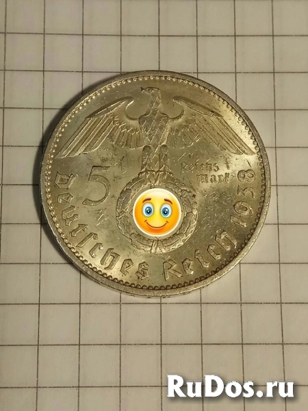 Продам монету 5 рейхсмарок 1938 года (Mintmark "А") фото