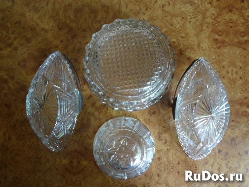 Посуда хрустальная советская изображение 4
