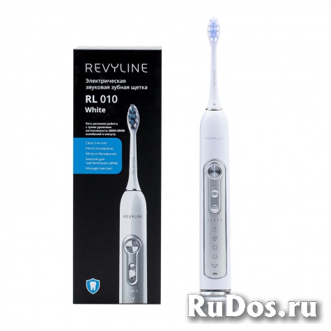 Звуковая зубная щетка Revyline RL 010, белый дизайн фото