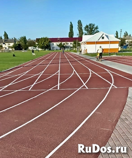 Резиновое покрытие спортивных и детских площадок изображение 4