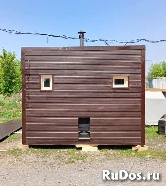 Готовая банька мини 2,0*3,0 метра фото