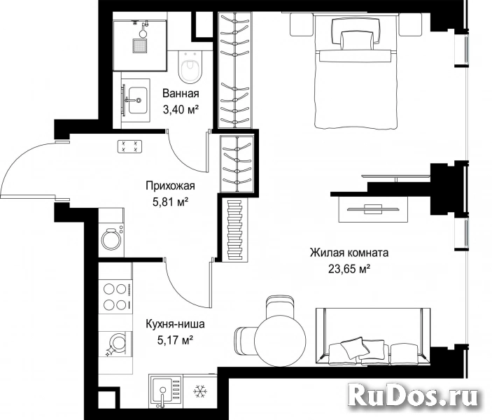 Продам 1 комнатную квартиру 38.03 м2 фотка