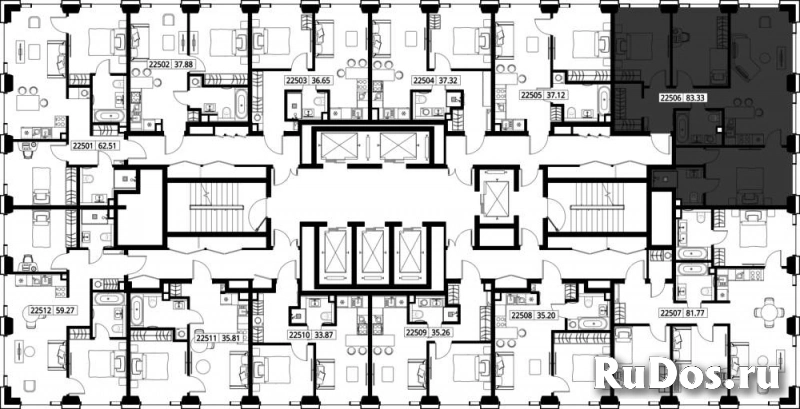 Продам 3 комнатную квартиру 83.33 м2 изображение 3