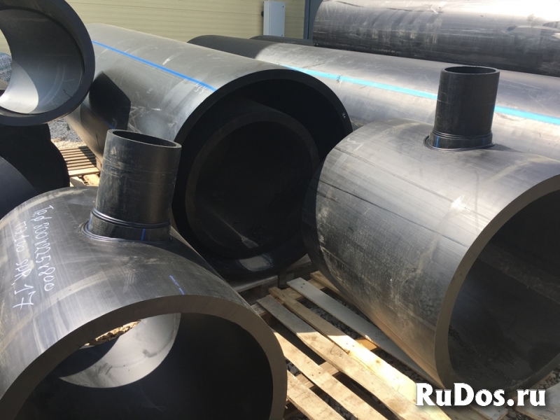 Полиэтиленовые втулки под фланец, отводы, тройники, переходы изображение 3