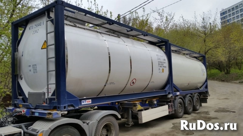 Танк-контейнер тип Т11 объём 25м3 для перевозки кислоты, новый. изображение 7