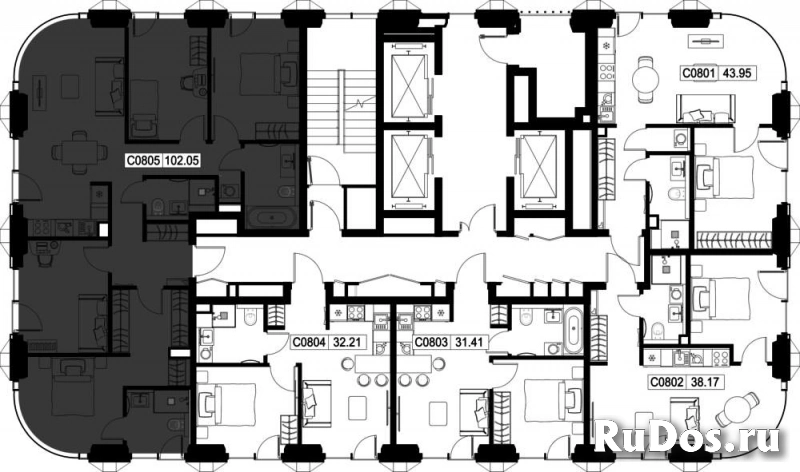 Продам 4 комнатную квартиру 102.07 м2 изображение 3