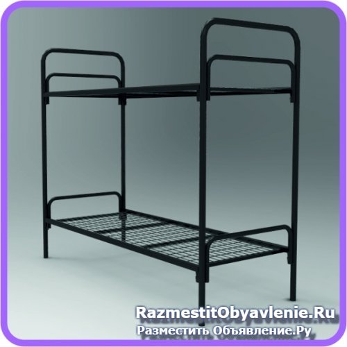 кровати металлические для гостиниц изображение 3
