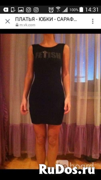 Платье новое philipp plain 44 46 м турция черное мини хлопок стра изображение 6