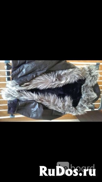 Дубленка парка новая мужская кожа черная 50 52 54 l xl xxl мех че фотка
