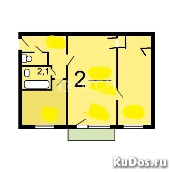 Продам 2 комнатную квартиру 42.8 м2 изображение 5