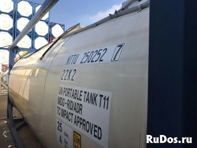 Танк-контейнер тип Т11 объём 24м3 для перевозки жидких удобрений, новый. изображение 6